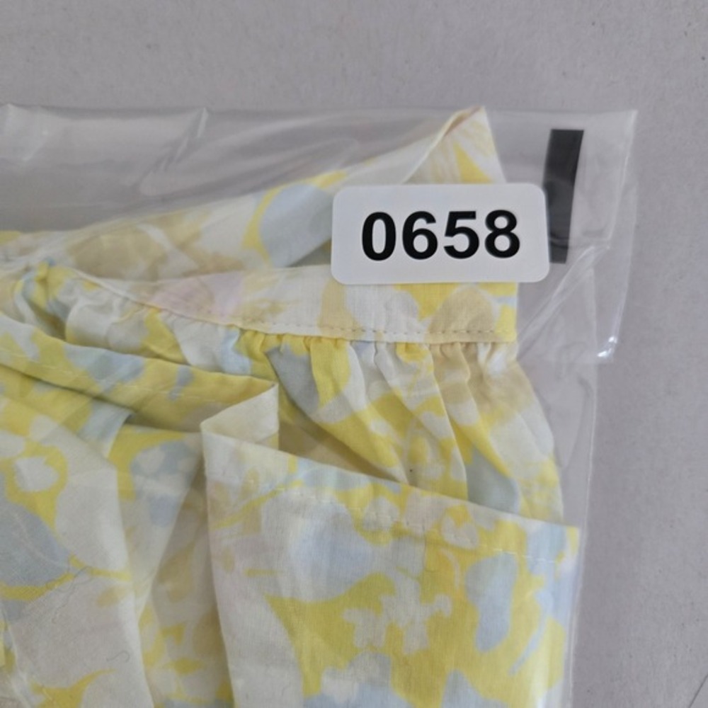 The Nines by Hatch Yellow Floral Tank Top Size M Lightweight Cotton‎ - Picture 7 of 7